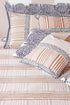 20s Cotton Cushion Cover in Block Print with Piping